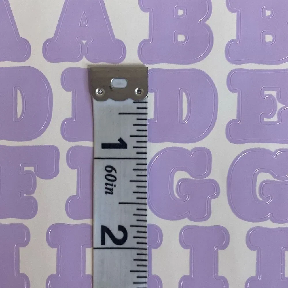 VTG Making Memories Stickers Letters Numbers Symbols 8 Sheets Pastel Lavender